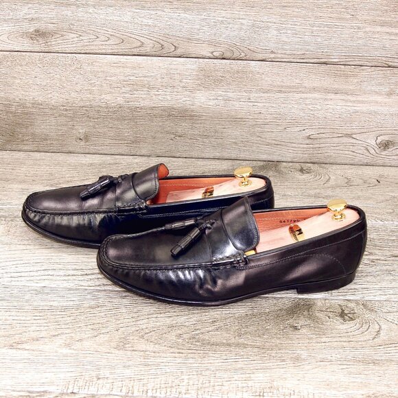 $595 Nordstrom SANTONI Montana Loafer 11 D Black * add $15 Cedar Trees main image 8